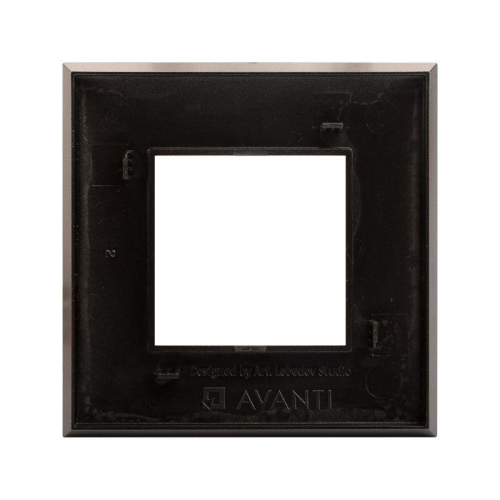 Рамка 1-м 2мод. Avanti "Серый жемчуг" DKC 4424902 фото 3