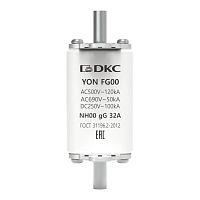 Предохранитель YON ножевого типа FG00 с одинарной индикацией 32А DKC 1FG00-0032