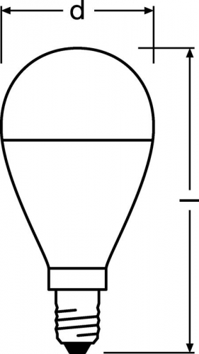 Лампа светодиодная LED Value LVCLP75 10SW/865 10Вт шар матовая E14 230В 10х1 RU OSRAM 4058075579774 фото 2