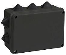 Коробка распаячная ОП 150х110х70 IP44 КМ41241 10 гермовводов черн. IEK UKO11-150-110-070-K02-44