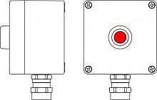 Корпус взрывозащищенный 120х120х90мм 1Ex d e IIC T6 Gb X /Ex tb IIIB T80град.C Db X / IP66 алюм. DKC 2201.121.19.03M