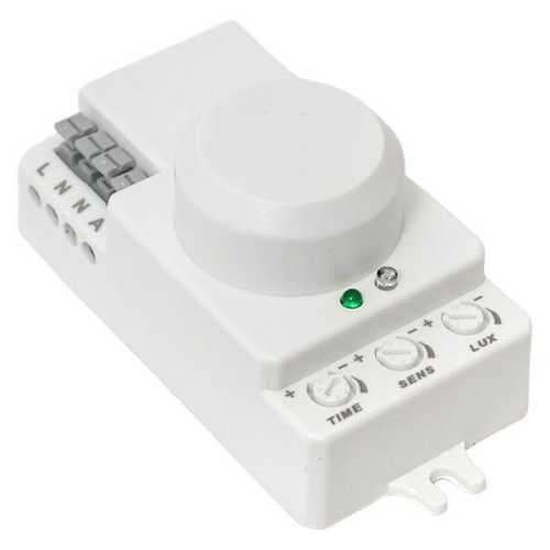 Датчик движения микроволновый MW-700 1200Вт 360град. до 10м IP20 бел. PROxima EKF dd-mw-700 фото 6