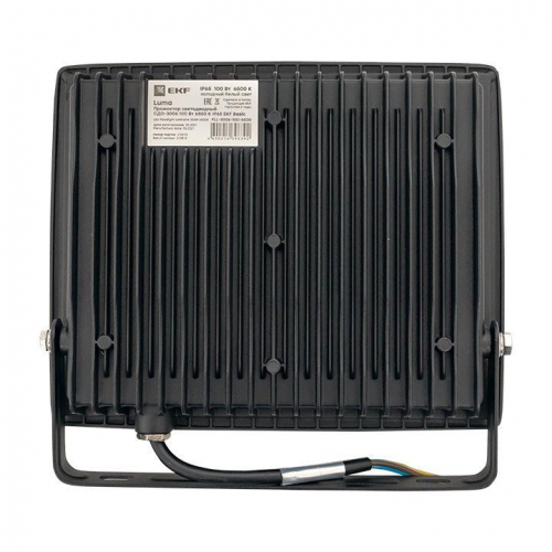 Прожектор светодиодный СДО-3006 100Вт 6500К IP65 Basic EKF FLL-3006-100-6500 фото 2