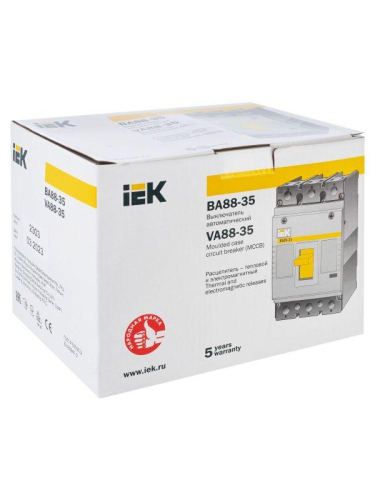 Выключатель автоматический 3п 160А 35кА ВА 88-35 KARAT IEK SVA30-3-0160 фото 10