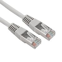 Патч-корд F/UTP кат.5e RJ45-RJ45 LSZH экранир. 3м сер. Rexant 18-8006-1