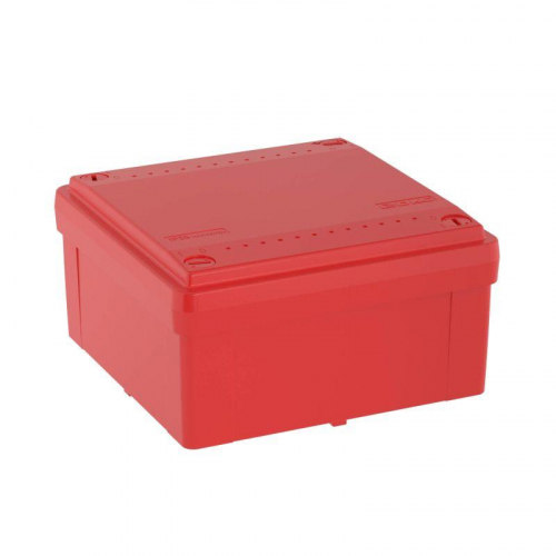 Коробка распределительная ОП 100х100х50мм IP56 гладкие стенки красн. DKC 53811 фото 2