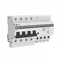 Выключатель автоматический дифференциального тока 4п 7.5мод. C 63А 100мА тип AC 4.5kA АД-4 S PROxima EKF DA4-63-100S-pro