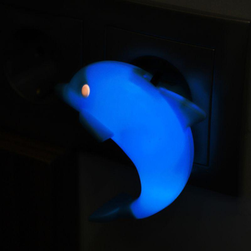 Светильник светодиодный NL-181 "Дельфин" 220В ночник с выкл. голуб. Camelion 12537 фото 8