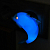 Светильник светодиодный NL-181 "Дельфин" 220В ночник с выкл. голуб. Camelion 12537