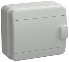 Корпус КМПн-8 TEKFOR IP65 сер. непрозр. дверь пластик. IEK TF5-KP73-N-08-65-K03-K03