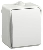Выключатель кнопочный 1-кл. ОП Форс IP54 ВСк20-1-0-ФБ бел. IEK EVS13-K01-10-54-DC