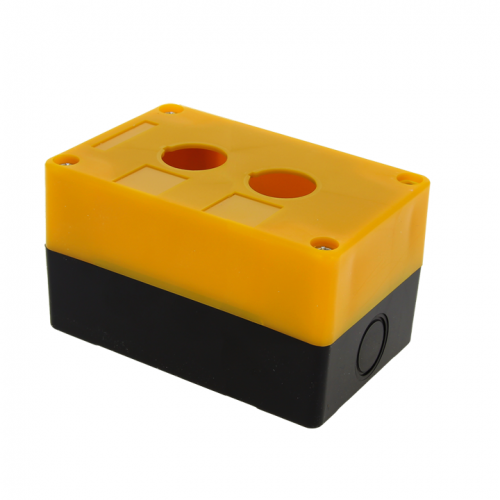 Корпус КП102 2 кнопки пластик. желт. EKF cpb-102-o фото 2