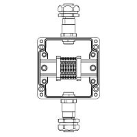 Коробка клеммная взрывозащ. TBE-P-03-(6xCBC.2)-1xKAEPM2MHK-20(A)-1xKAEPM2MHK-20(C)1Ex e IIC Т5 Gb / Ex tb IIICT95град.C Db IP66/КЗ полиэстер DKC 1231.031.22.11B