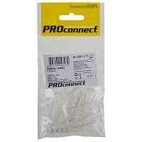Дюбель-хомут 5-10 для круглого кабеля бел. (уп.10шт) PROCONNECT 07-4501-2-9
