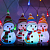 Фигура светодиодная "Снеговик" 17см 1LED RGB 0.1Вт IP20 Neon-Night 513-018