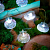 Светильник светодиодный садовый "Каскад Хранитель жемчужины" 4м LED холод. бел. 3Вт IP65 с выносной солнечн. панелью 2м; аккум. Lamper 602-267