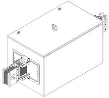 Секция центральная разрыва линии 1000А Al 3L+N+1/2PE НК IP55 тран. IEK LB-1000A5-25-F-GG
