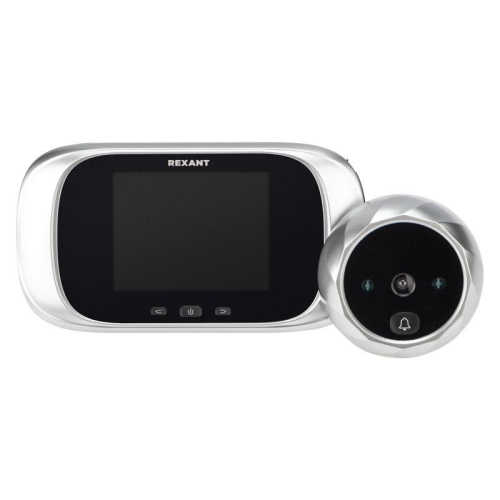 Видеоглазок дверной DV-112 с цветным LCD-дисплеем 2.8дюйм с функцией записи фото и звонком Rexant 45-1112 фото 3