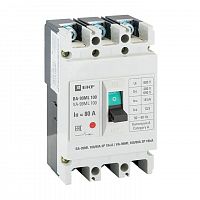 Выключатель автоматический 3п 100/80А 18кА ВА-99МL Basic EKF mccb99-100-80mi