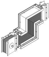 Секция Z-образ. вверх 630А Al 3L+N+PER IP55 тран. IEK LB-0630A4-35-F-ZU