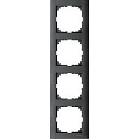 Рамка 4-м M-Pure антрацит SchE MTN4040-3614