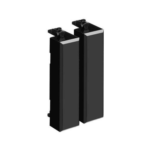 Комплект модульных заглушек "Avanti" "Черный квадрат" 0.5 модуля (уп.2шт) DKC 4402995 фото 2
