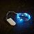Гирлянда светодиодная "Роса" 2м 20LED голуб. 2Вт 4.5В IP20 провод прозр. элементы питания 2хCR2032 (в компл.) Neon-Night 303-003