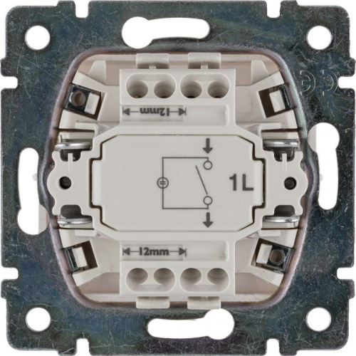 Механизм выключателя 1-кл. СП Valena 10А IP31 250В с зел. индикацией бел. Leg 774410 фото 11