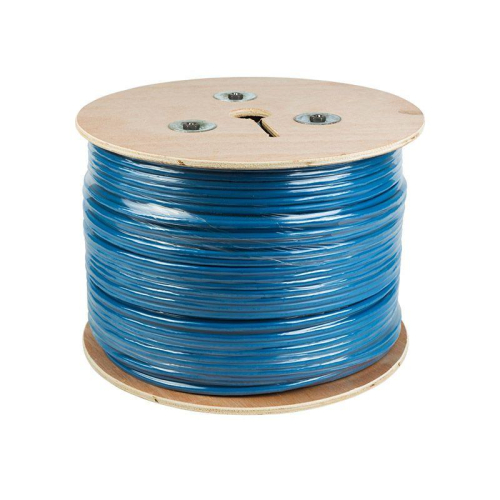 Кабель витая пара F/UTP кат.6 4х2х23AWG solid PVC INDOOR син. (м) Rexant 01-0147 фото 2