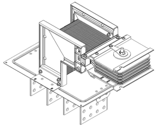 Секция фланцевая прав. Тип2 800А Cu 3L+N+1/2PE IP55 тран. IEK LB-0800C5-35-F-FR2