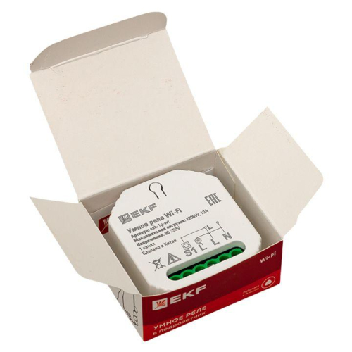 Реле в подрозетник 1-канальное Умное Wi-Fi Connect EKF ssh-1g-wf фото 6