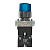 Переключатель BD21 2P с син. подсветкой 230В NO PROxima EKF xb2-bk21-b-230