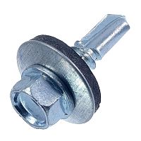 Саморез кровельный 5.5х19 цинк (уп.60шт) коробка СТРОЙМЕТИЗ 299549