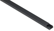 Кабель-канал 20х10 L2000 пластик ЭЛЕКОР черн. IEK EL-KK10-020-010-1-K02
