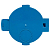 Коробка установочная КМТ-010-002 для твердых стен 68х42 полипропилен винты IP20 син. EKF plc-kmt-010-002