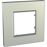 Рамка 1-м Unica quadro титан SchE MGU6.702.57