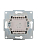 Выключатель 2-кл. 1п СП Karina 10А IP20 с подсветкой механизм матов. серебр. LEZARD 707-4388-112