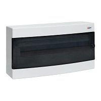 Щит распределительный навесной Unix 1х24мод. IP41 прозр. дверь PROxima EKF ux-1x24-n