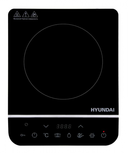 Плита индукционная HYC-0104 (настольная) черн. стеклокерамика HYUNDAI 1358598 фото 2