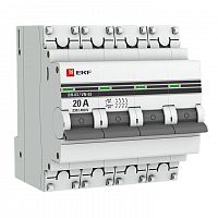 Выключатель нагрузки 4п 20А ВН-63 PROxima EKF SL63-4-20-pro