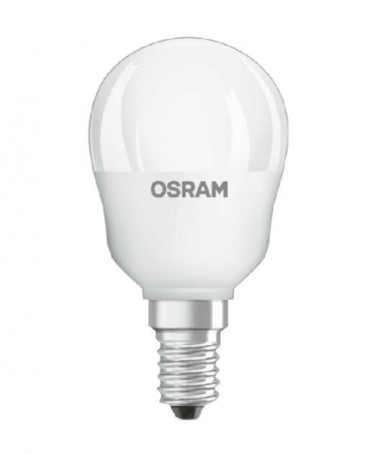 Лампа светодиодная LED STAR+ DIM с пультом P 25 4.5W/827 шар 4.5Вт 2700К тепл. бел. E14 250лм 220-240В мат. пласт. OSRAM 4058075045712