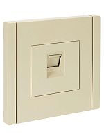 Розетка компьютерная RJ45 кат.5E FORTE&PIANO FP432 ваниль IEK FP-K10-1-K10