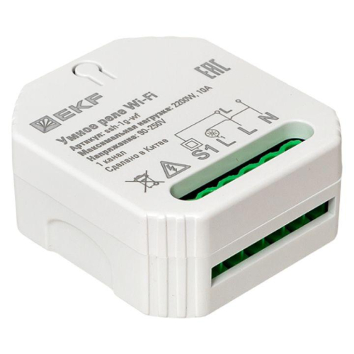 Реле в подрозетник 1-канальное Умное Wi-Fi Connect EKF ssh-1g-wf фото 10