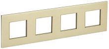 Рамка 4-м SKANDY SK-F34Sh металл шампань IEK SK-M42-M-K37