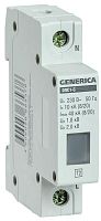 Ограничитель перенапряжения ОПС1-C 1Р 10/40кА 230В GENERICA MOP20-1-C-G