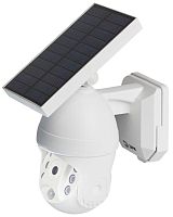Светильник светодиодный "Камера" ERAFS012-10 6LED 8х24см фасадный на солнечн. батарее с датчиком движения ЭРА Б0057600