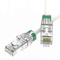 Патч-корд неэкранированный SLIM CAT6A U/UTP 4х2 28 AWG LSZH 0.2м бел. DKC RN6AUU4502WH-28