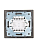 Выключатель 1-кл. 1п СП Mira 10А IP20 с подсветкой со вставкой черн. бархат LEZARD 701-4242-111