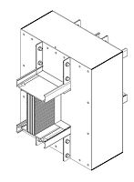 Комплект для огнестойкой проходки 800А Cu IEK LB-0800C4-35-F-B