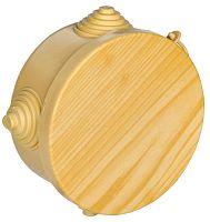 Коробка распаячная ОП КМ d85х40 IP54 4 ввода сосна IEK UKO21-085-040-000-K34-54